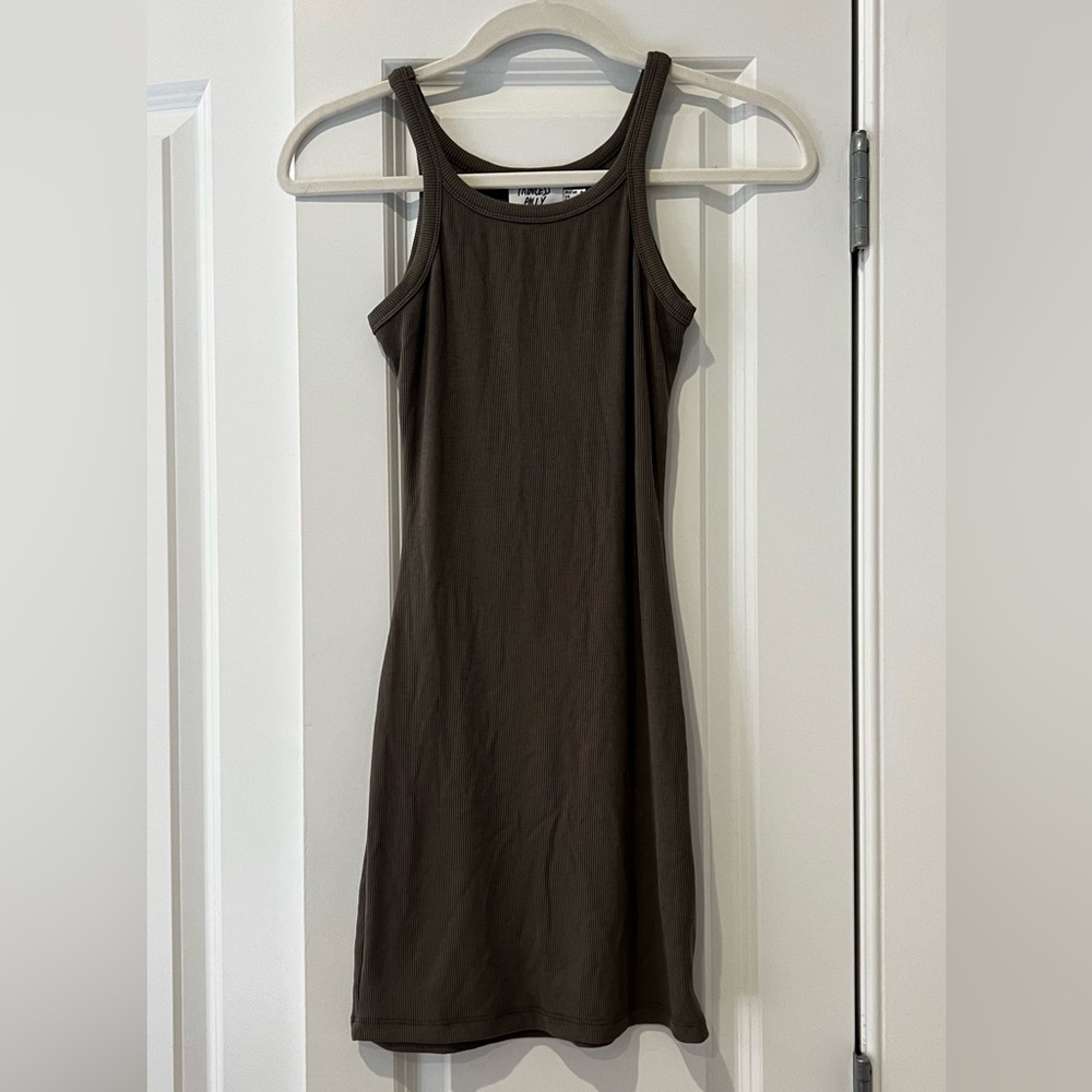 Princess Polly gray bodycon mini dress size 2